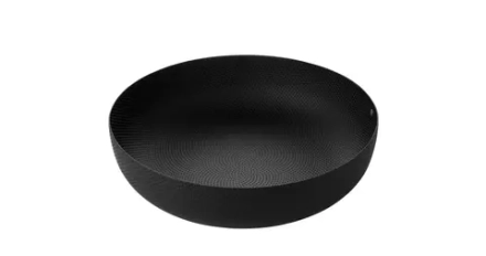 Alessi Миска Texture 29 см черная