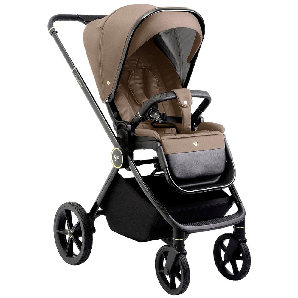 Детская коляска Sweet Baby Elegante 2 в 1 Chrome Brown