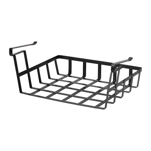 ПОЛИКЕ PАLYCKE Корзина с зажимом 36x26x14 см, антрацит