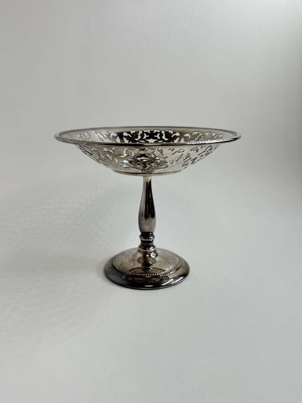 Ваза на ножке/фруктовница Sheffield Silver Co.
