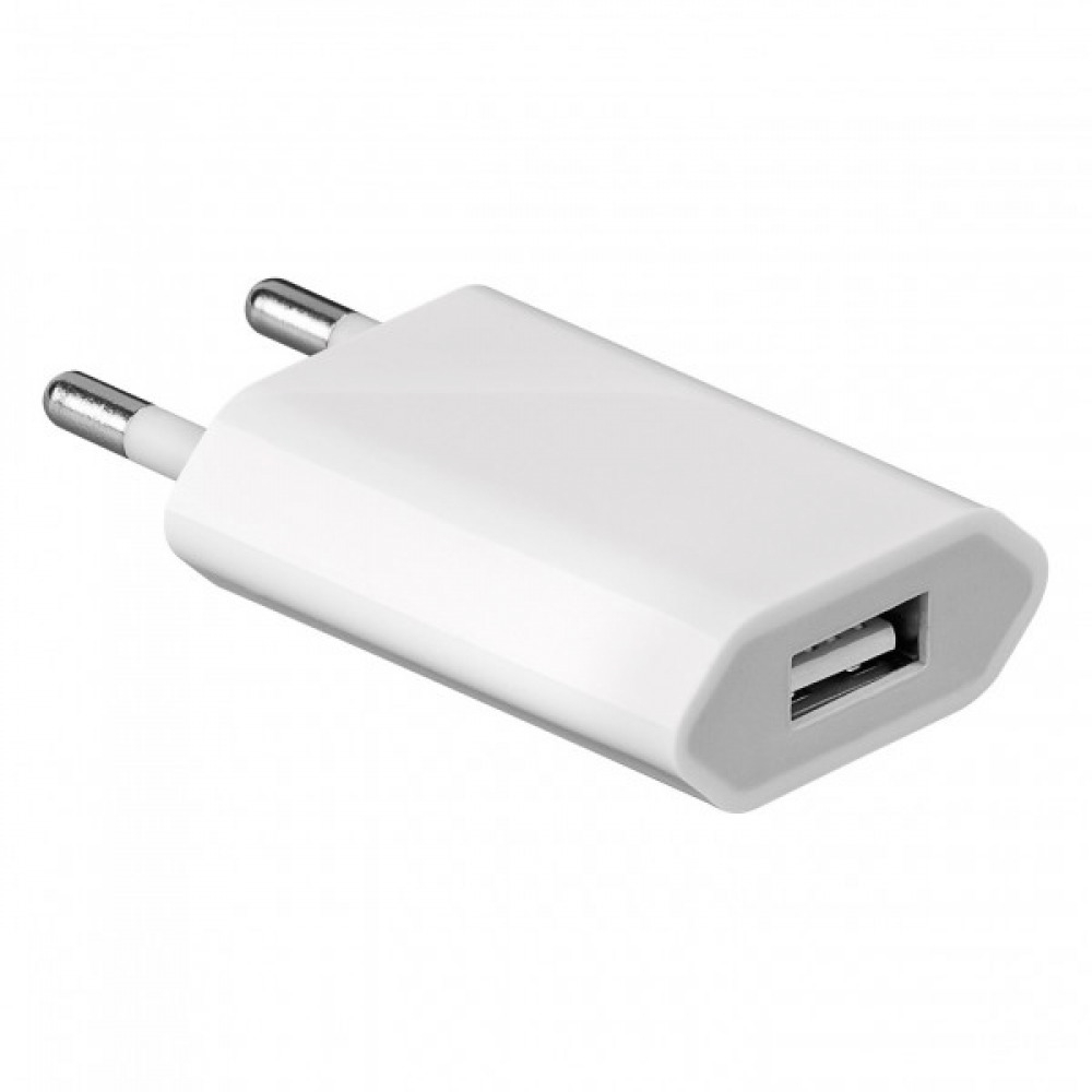 Сетевое зарядное устройство 1USB белый