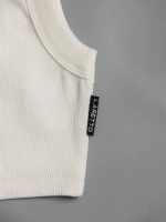 Летний кроп топ трикотажный детский