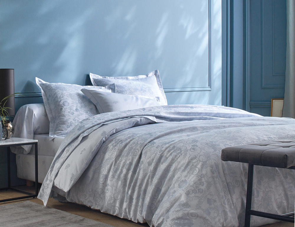 Постельное белье HESPERIDE PORCELAINE Blanc des Vosges 2 спальное евро Белый