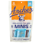 Country Archer Jerky, Говяжьи палочки от травяного откорма, оригинальные, 16 палочек по 14 г (0,5 унции)