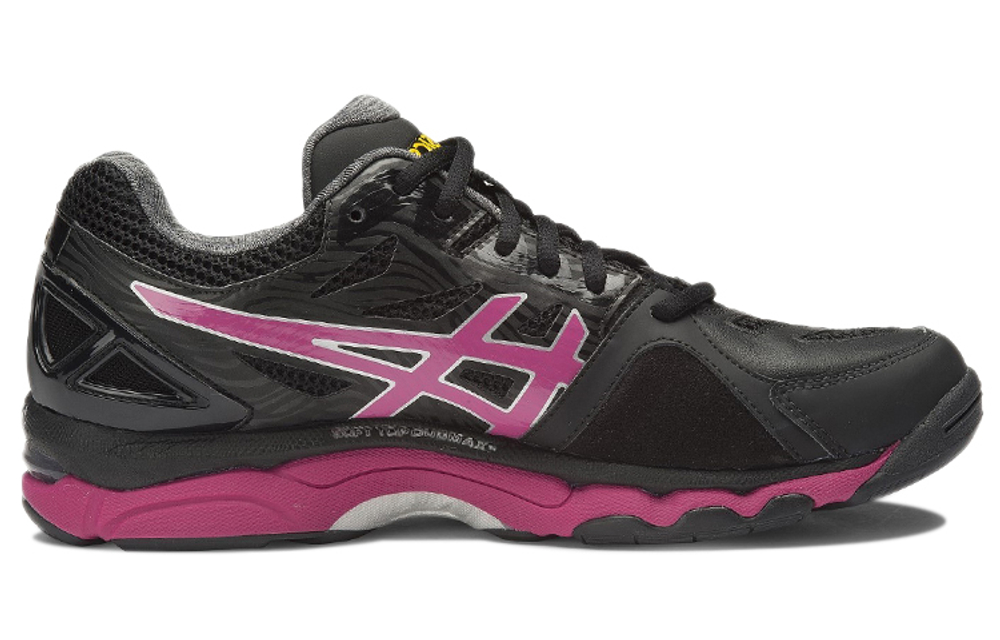 ASICS Gel Netburner Super 6 Volleyball Shoes Women"s Low top Black/Pink Red
