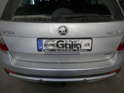 Фаркоп оцинкованный Galia S105C для Skoda Octavia седан/универсал 2013-(паспорт и сертификат в комплекте)(без электрики)