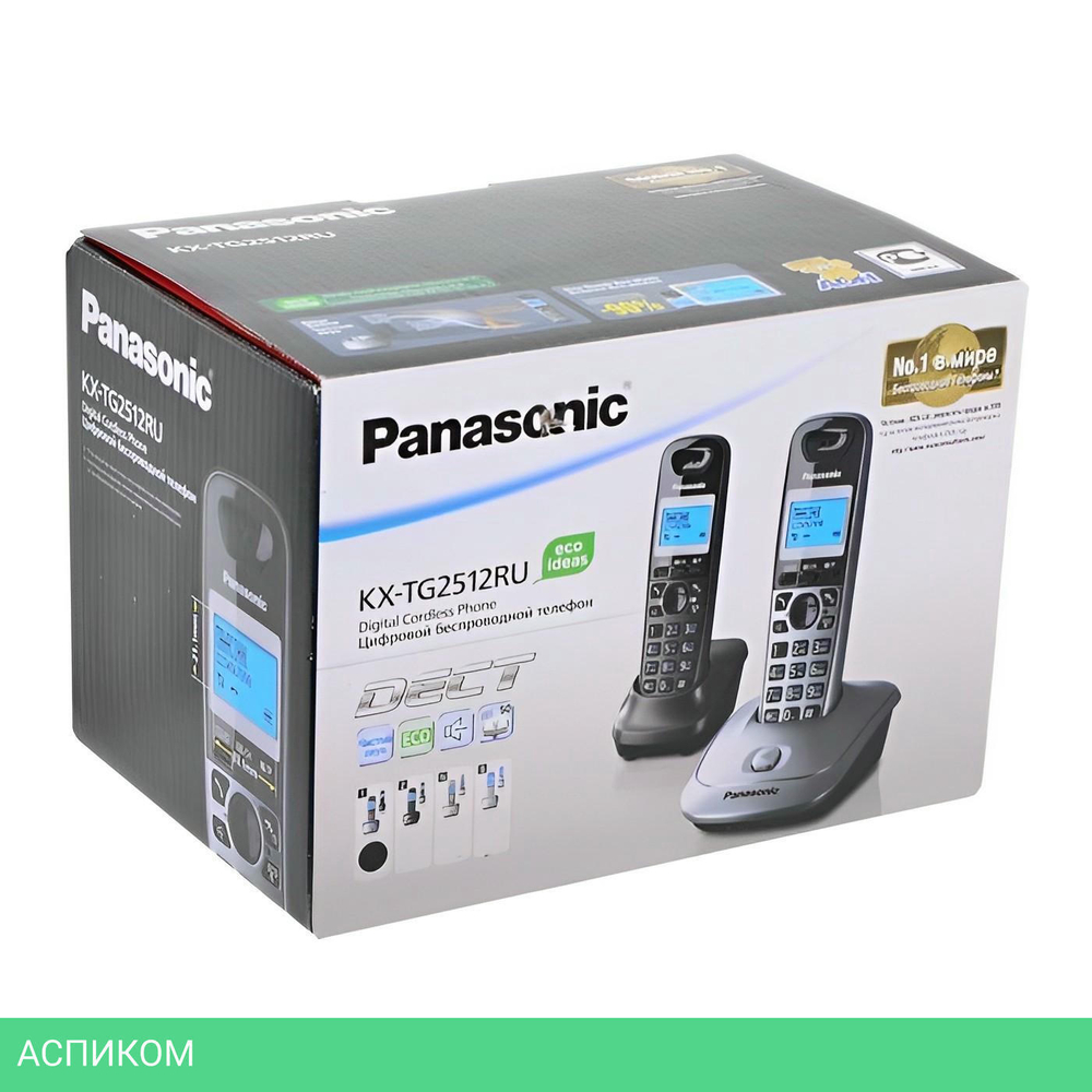 Радиотелефон DECT Panasonic KX-TG2512RU1