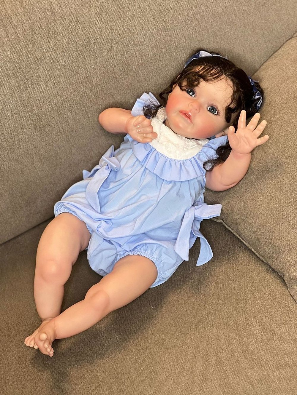 Кукла Реборн мягконабивная 60см в пакете (FA-181A)