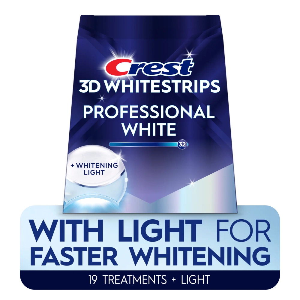 Отбеливающие полоски для зубов Crest 3D Whitestrips Professional White Light