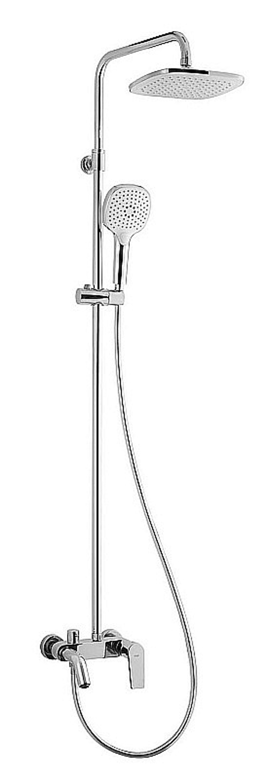 Душевая система Azario TREYA AZ-15680531 хром