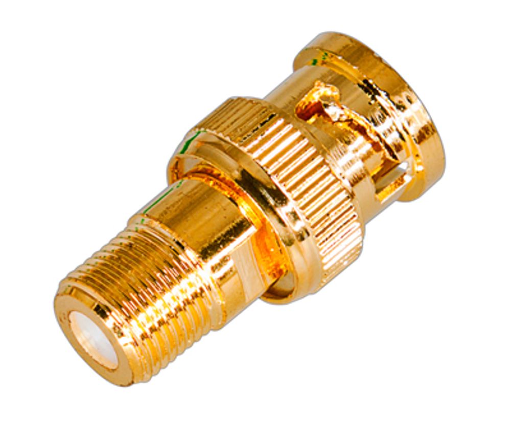 Переход гнездо F - штекер BNC GOLD REXANT