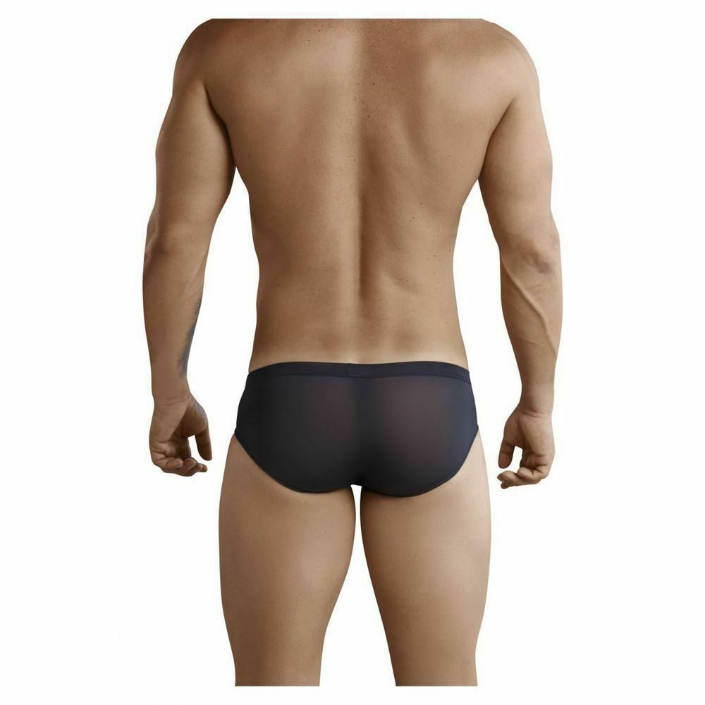 Мужские трусы слипы набор из 2-х штук (черные, белые) Clever Moda DUO PACK 2 519940