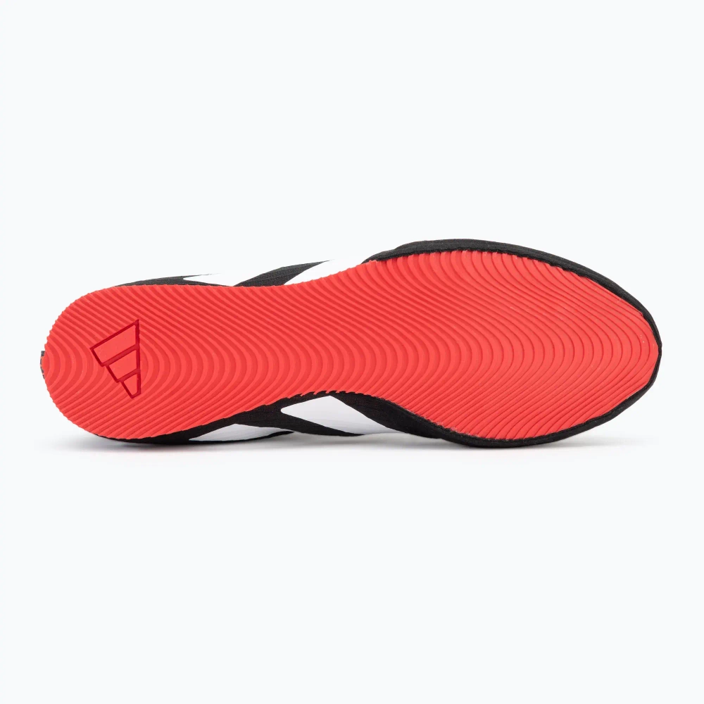 Боксёрки Adidas Box Hog 4 core black/cloud white/pure ruby