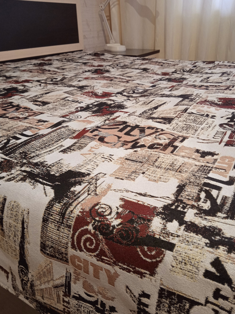 Покрывало гобеленовое Город 1,5 (150х200)