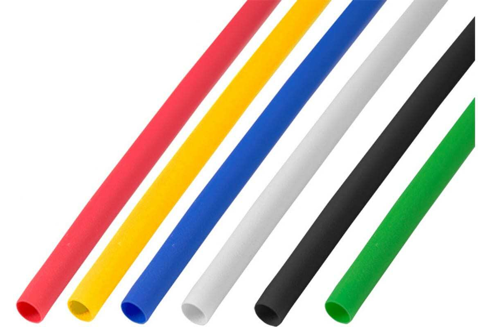 Набор термоусадочной трубки REXANT 5.0/2.5 мм, 1м, 5 цветов, 50шт 29-0155