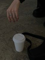 Кольцо Crystal Round с черной шпинелью