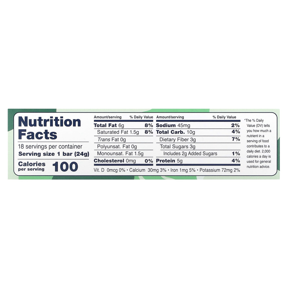 Zing Bars, мини-батончик на растительной основе, темный шоколад, мята и миндальная паста, 18 батончиков по 24 г (0,84 унции)