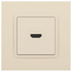 Розетка ЭРА Elegance 14-3114-02 HDMI IP20 слоновая кость