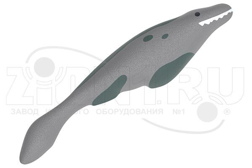Резиновая фигура 3D Мазозавр для детских площадок