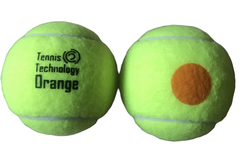 Мячи в банке 3 штуки для пляжного тенниса Tennis Technology Drange Orange