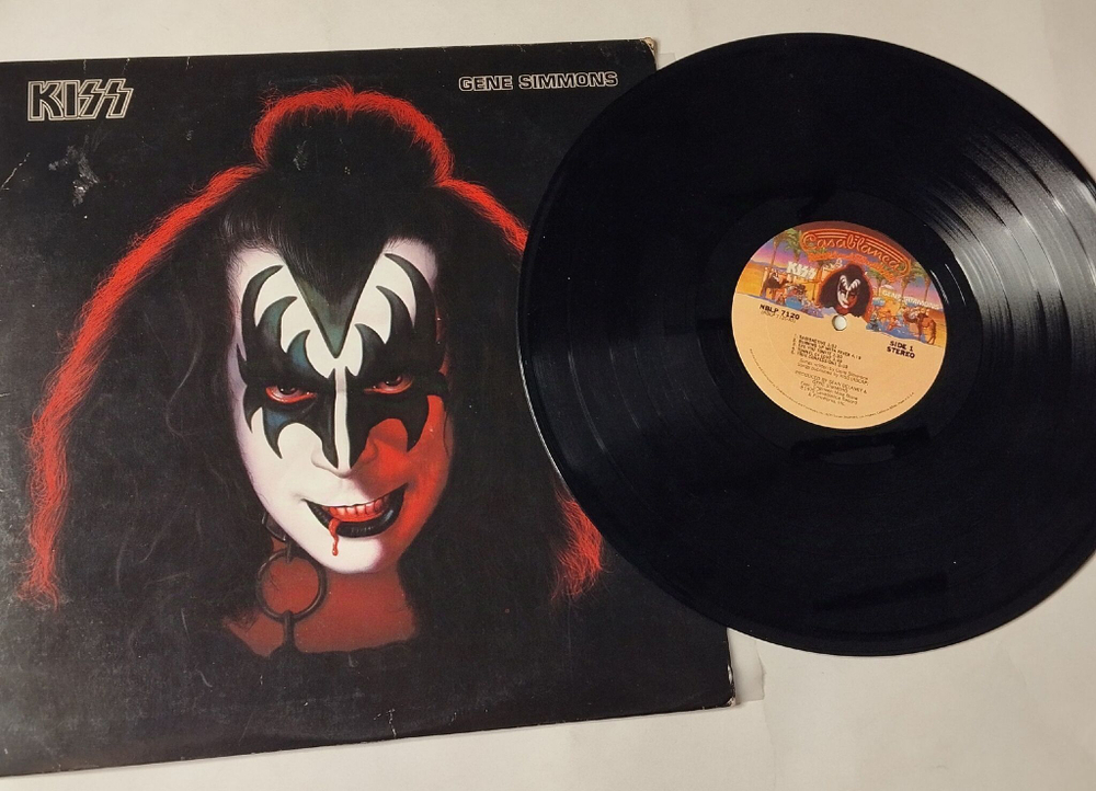 Винтажная виниловая пластинка LP Kiss Gene Simmons (USA 1978)