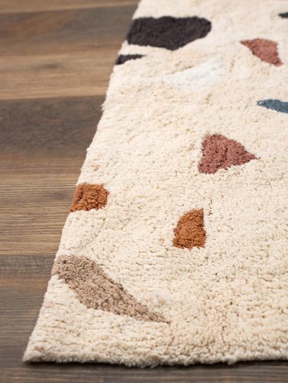 Ковер из хлопка terrazzo poetry из коллекции ethnic, 200х300 см