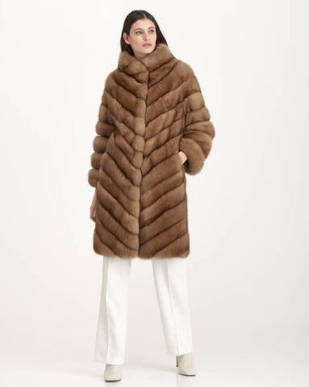 Шуба из меха соболя