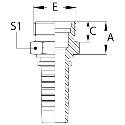 Фитинг DN 25 DKO-L (Ш) 36x2 28