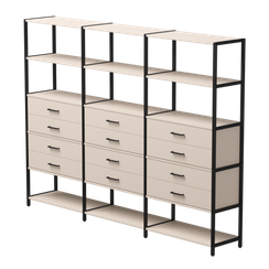 Набор стеллажных систем №10 Everprof EVO 2440x385x1840