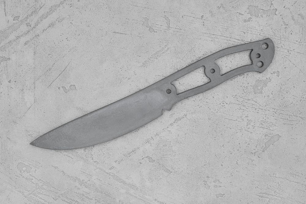 Заготовка для ножа, сталь VG-10 4,2мм. Модель "КрейсерЪ-II" с клинком 125мм, ТО 62-63HRC