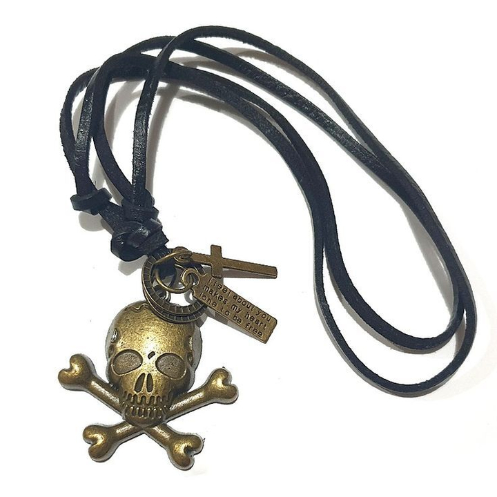 АКЦИЯ Подвеска с Черепом - защита от сглаза, магии, кожа