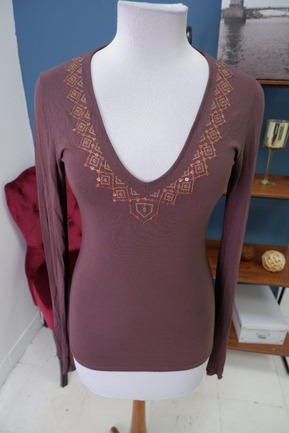 Джемпер Naf Naf базовый 42-44 размер