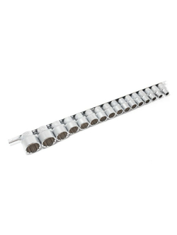 Набор головок 16пр.1/2''(12гр.)(10-19,21,22,24,27,30,32мм) на планке Forsage F-4161-9