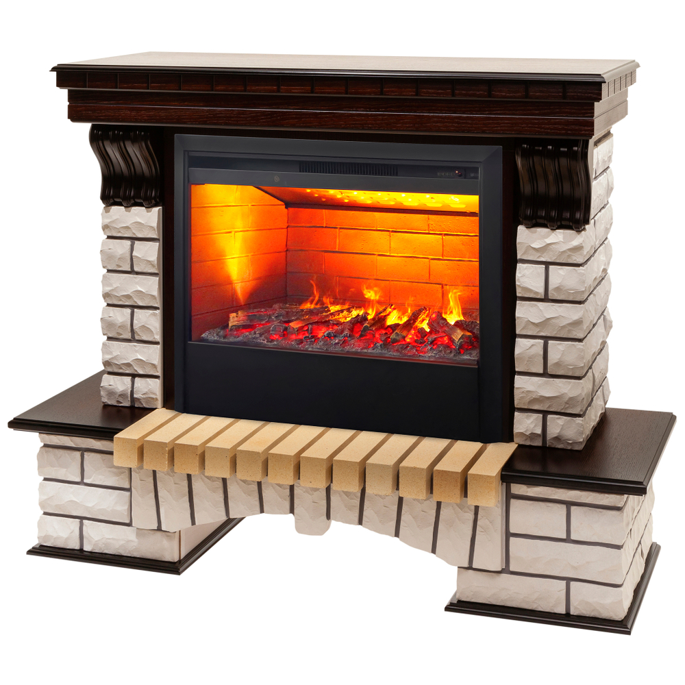 Каминокомплект Real Flame Country 26 AO с очагом 3D Helios 26