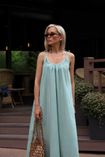 Сарафан в длине макси из хлопка