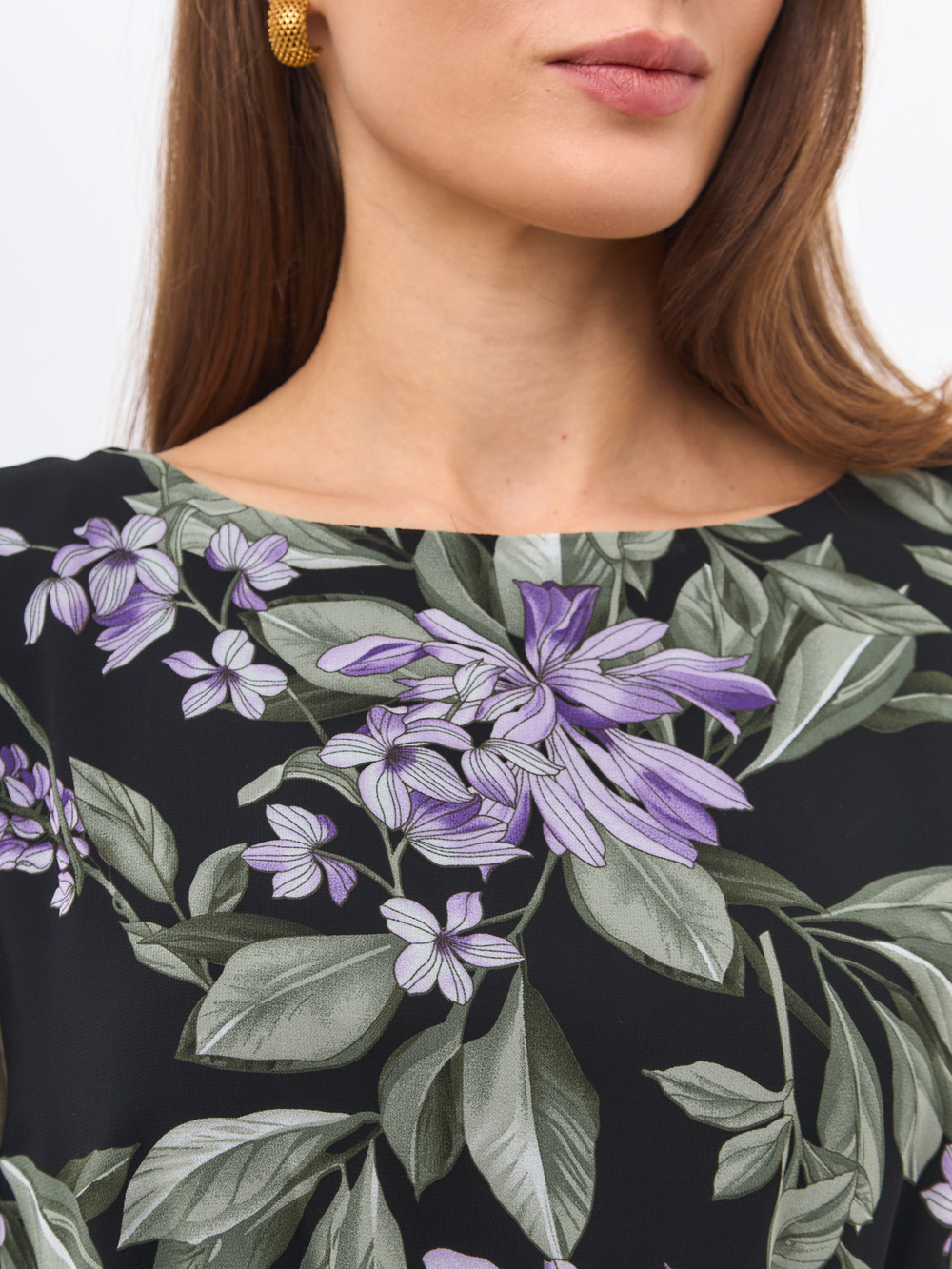 Платье Milana черный шифон