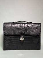 Портфель Hermes из кожи крокодила