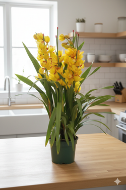 Цимбидиум желтый д. 20