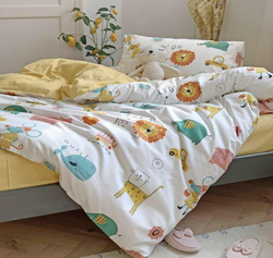 ZEPHYR HOME Постельное белье Полуторка Египетский хлопок Белый