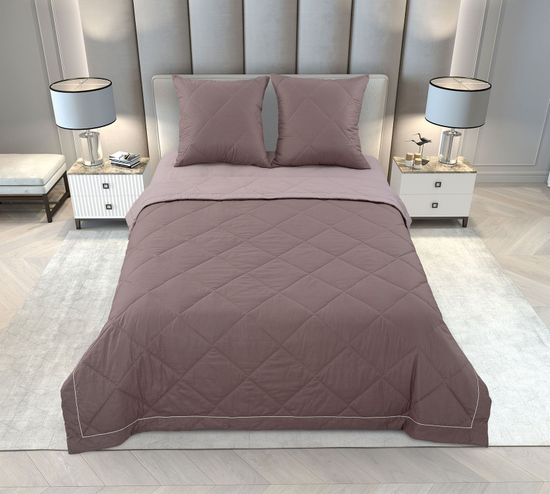 Двухспальный с европростыней комплект для сна с одеялом Шоколадное мороженое перкаль