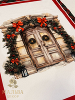 Кухонное полотенце "Приближение Рождества" 50x70см