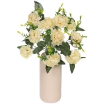 Искусственные цветы «Цветочная мелодия» Гортензии 40см 10 цветков персиковые