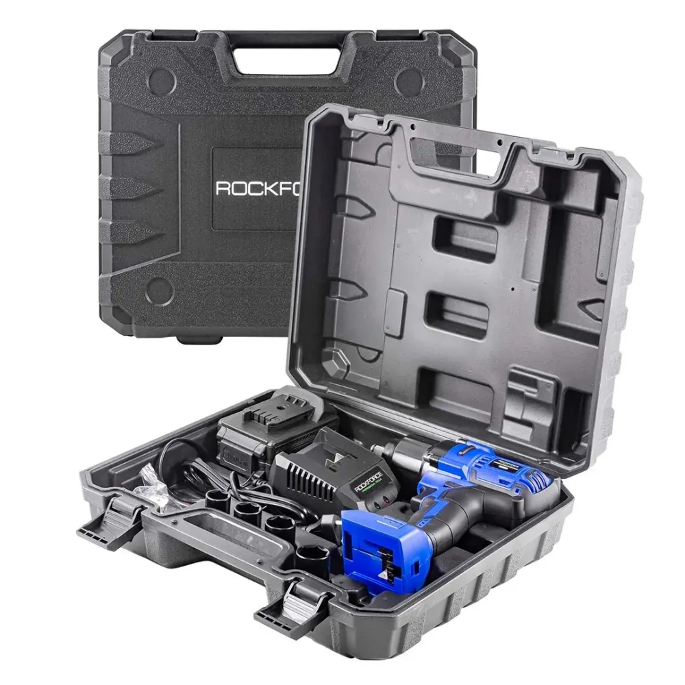 Гайковерт ударный аккумуляторный 1/2' (18V 4.0AH LI-ION, 700Нм) RockForce##Rock FORCE RF-03055