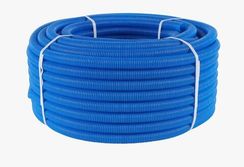 Труба гофрированная STOUT ПНД, цвет синий,для труб диаметром 16 мм