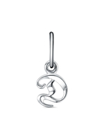 Серебряная подвеска Буква Д