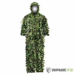 Маскировочный костюм снайпера с бионическими листьями, зеленый