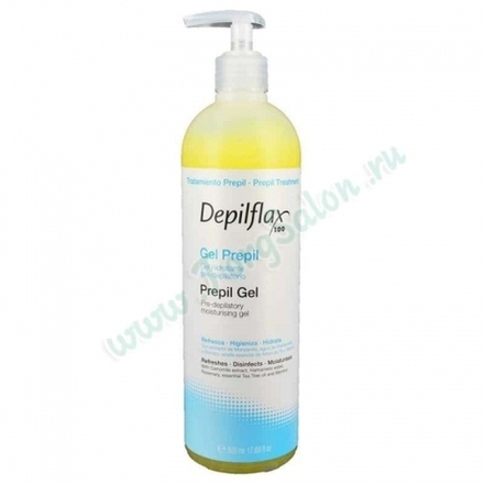 Гель перед депиляцией (дезинфицирующий и охлаждающий), Depilflax, 500 мл.