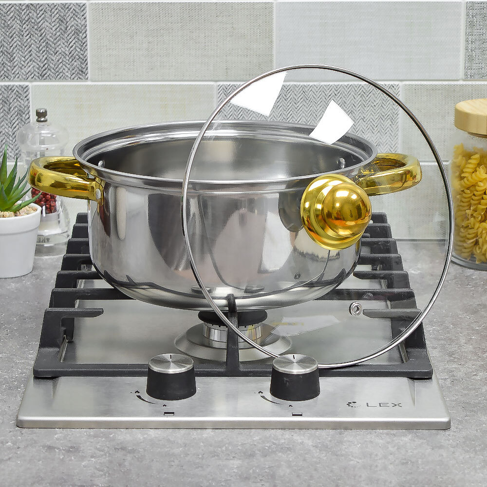 Кастрюля 3,6л из нержавеющей стали