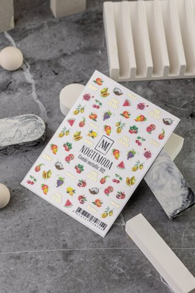 Nogtemoda Наклейки для ногтей Combi Metallic 102