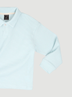 Поло оверсайз Mjölk White Blue